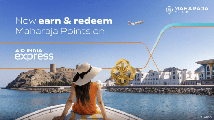 Anggota Maharaja Club Air India Kini Bisa Kumpulkan dan Tukarkan Maharaja Points di Penerbangan Air India Express!