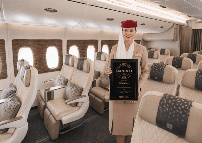 Emirates Raih Gelar 'Maskapai Terbaik Se-Asia Tengah' di APEX Awards 2026!