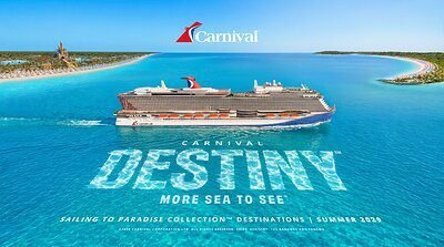 CARNIVAL LUNCURKAN KAPAL TERBARU CARNIVAL DESTINY - PERDANA DARI KELAS ACE GENERASI BARU!