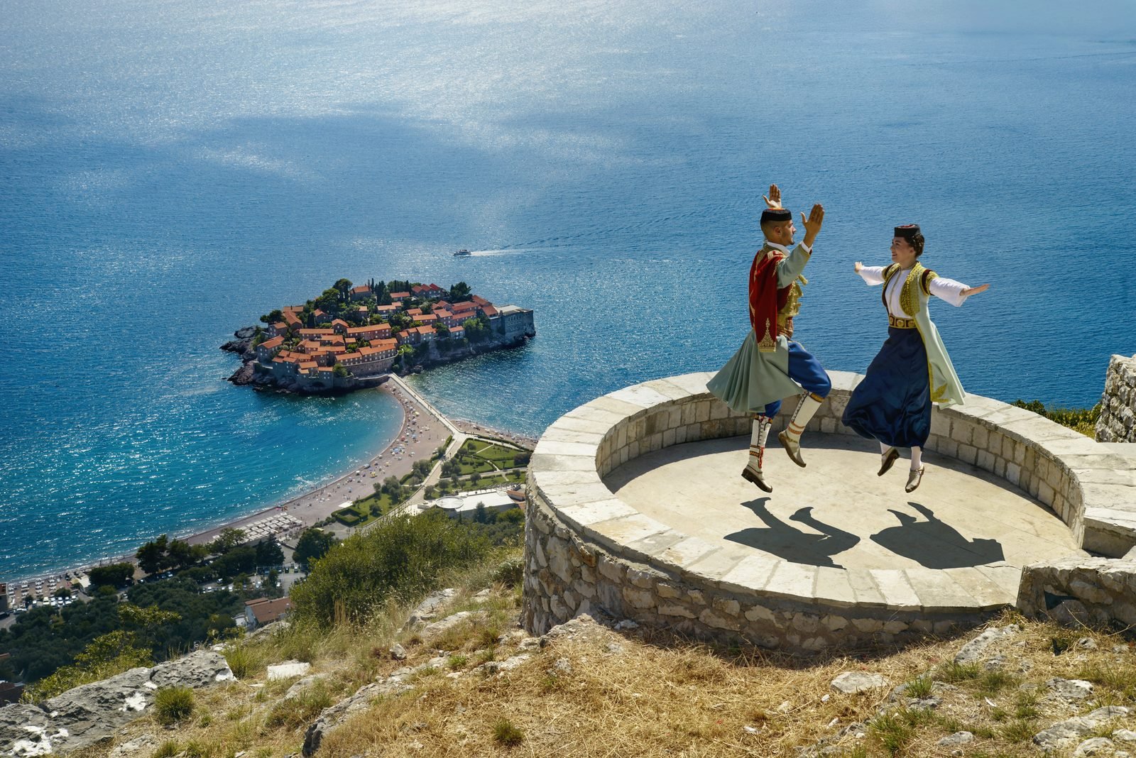 Folk Dancers in Montenegro